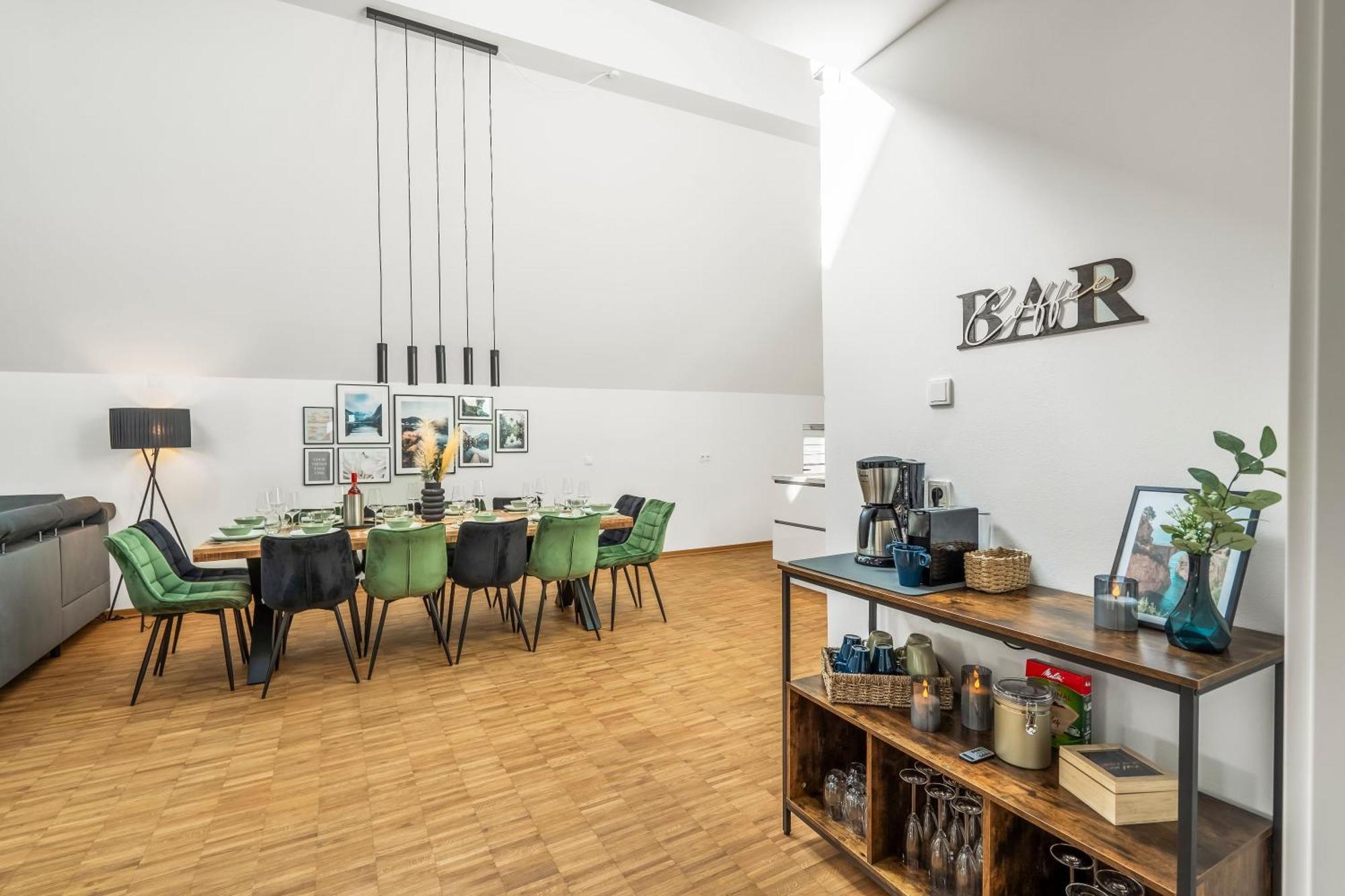 Dnd Design Loft I 170Qm I Parken I Balkon I Workstation I Netflix I Kaffee I Waschmaschine I Trockner I Xbox I Ausblick Würzburg Exterior foto