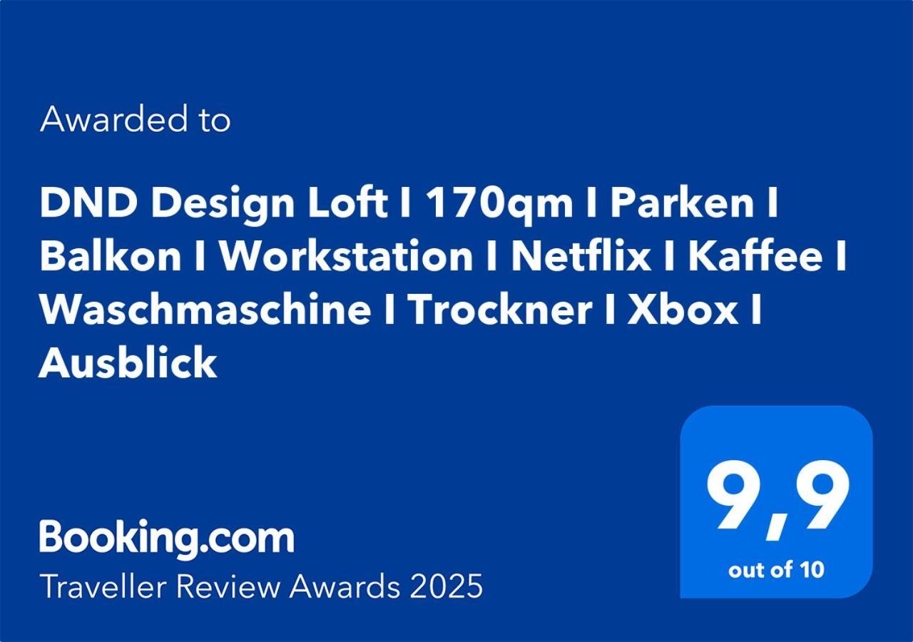 Dnd Design Loft I 170Qm I Parken I Balkon I Workstation I Netflix I Kaffee I Waschmaschine I Trockner I Xbox I Ausblick Würzburg Exterior foto